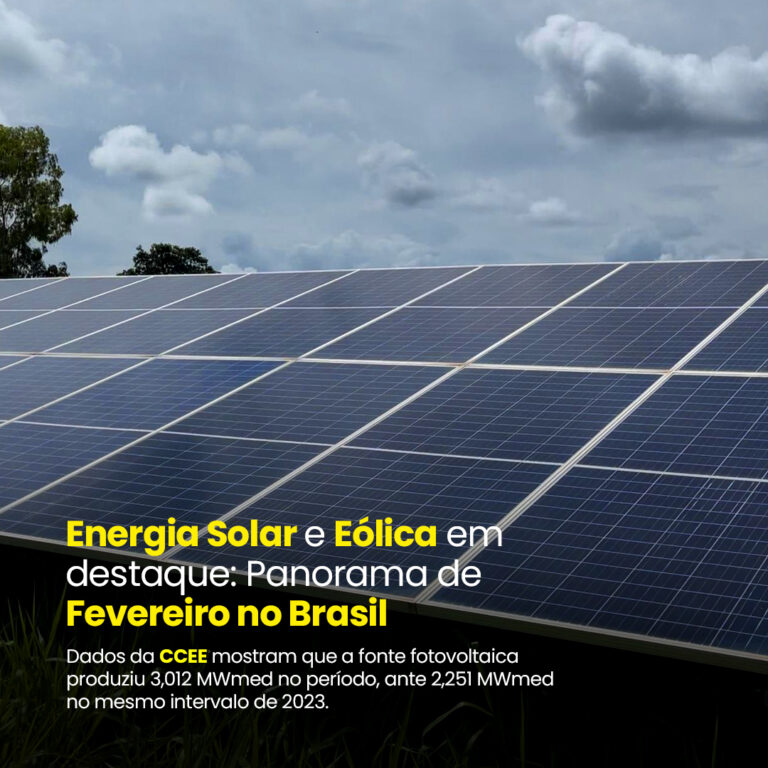 Energia Solar e Eólica em Destaque: Panorama de Fevereiro no Brasil